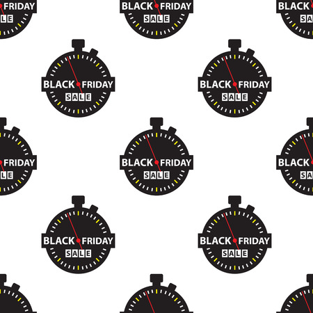 Black friday seamlessのイラスト素材