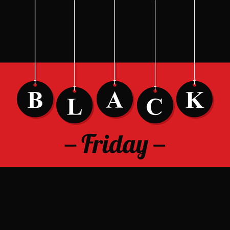 Black friday signのイラスト素材