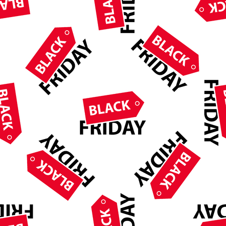 black friday seamlessのイラスト素材