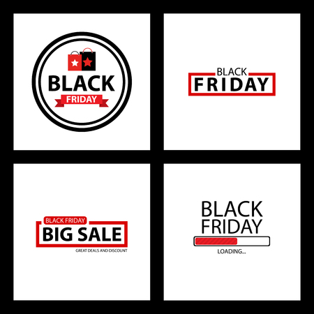 Black Friday sale vector illustration.のイラスト素材