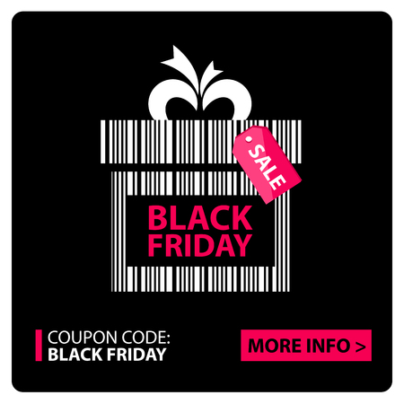 Black friday sale. Vector illustrationのイラスト素材