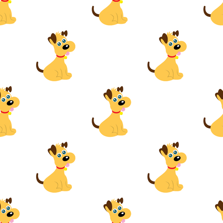 Dog wallpaperのイラスト素材