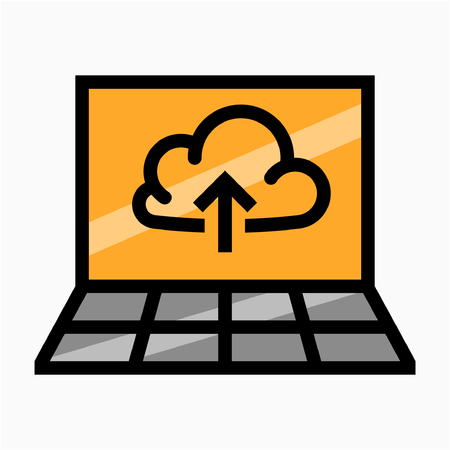 Flat It programmer pixel perfect vector iconのイラスト素材