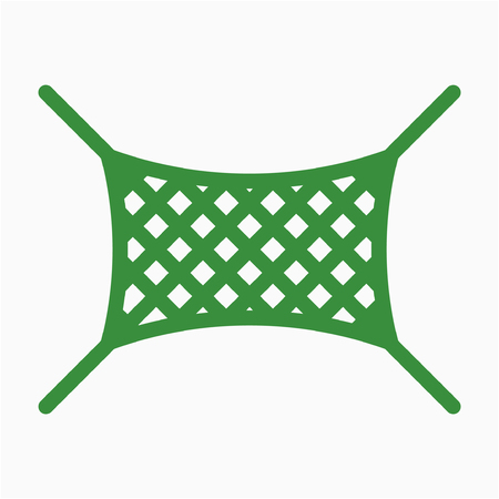 Coloured outline safety net pixel perfect vector iconのイラスト素材
