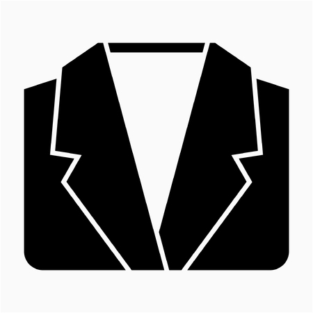 Glyph suit pixel perfect vector iconのイラスト素材