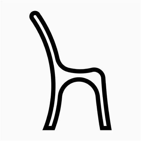 Outline Plastic products pixel perfect vector iconのイラスト素材