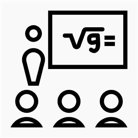 Outline training pixel perfect vector iconのイラスト素材