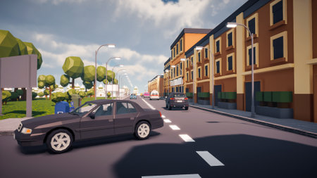 Graphic resources for sustainable development goals, biodiversity, a growing economy and ecology. 3d rendering and low polyの写真素材