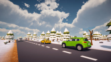 Graphic resources for sustainable development goals, biodiversity, a growing economy and ecology. 3d rendering and low polyの写真素材