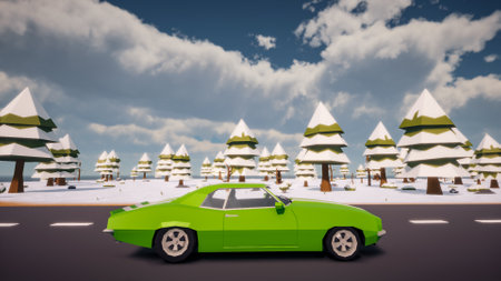 Graphic resources for sustainable development goals, biodiversity, a growing economy and ecology. 3d rendering and low polyの写真素材