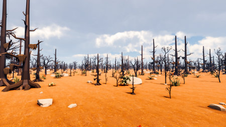 Graphic resources for sustainable development goals, biodiversity, a growing economy and ecology. 3d rendering and low polyの写真素材