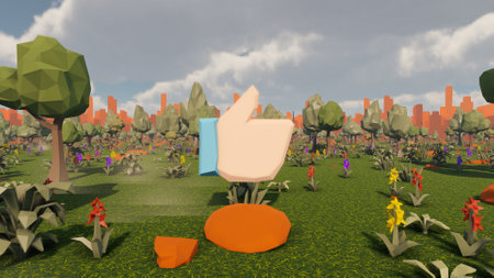 Graphic resources for sustainable development goals biodiversity a growing economy and ecology 3D...