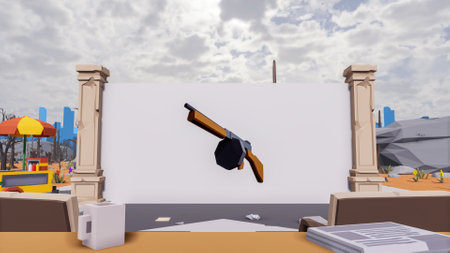 Graphic resources for sustainable development goals biodiversity a growing economy and ecology 3D render and low polyの写真素材