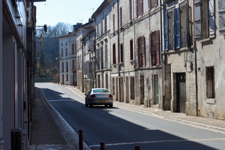 Brantome, France - March 06 2023: Street Photographyのeditorial素材