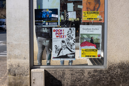Brantome, France - March 06 2023: Street Photographyのeditorial素材