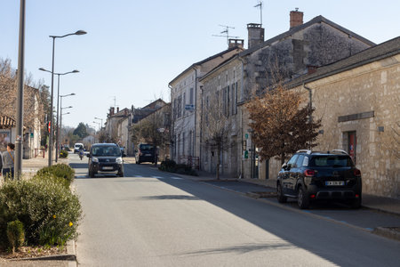 Brantome, France - March 06 2023: Street Photographyのeditorial素材