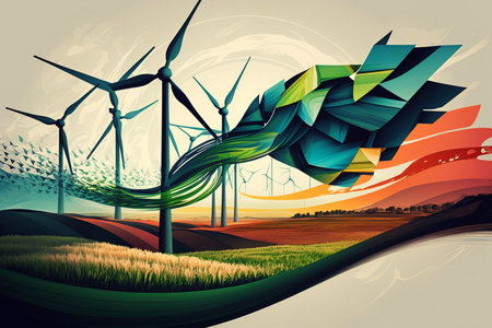 A Generative AI: Modern Workspaces and Office Environmentsの素材