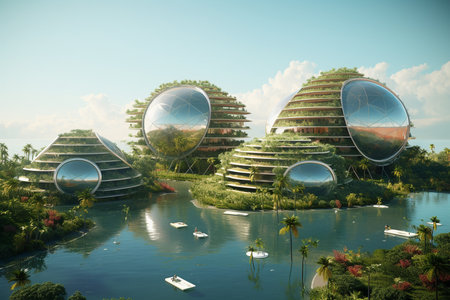 A Captivating Architectural Masterpieces: Exploring World's Iconic Structuresの素材