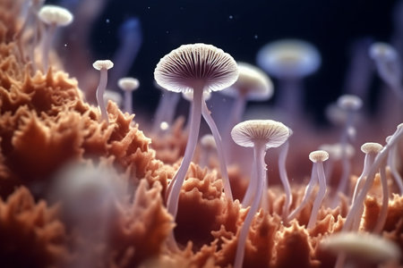 A Unveiling the Microcosm: A Photorealistic Dive into the World of Microbiologyの素材