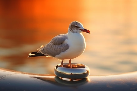 A Plastic Pollution Crisis in Ocean - Environmental Awareness Conceptの素材