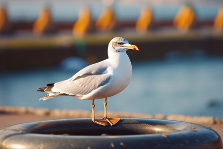 A Plastic Pollution Crisis in Ocean - Environmental Awareness Conceptの素材