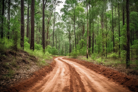 A Thrills in the Wilderness: Motocross Unleashed in Natureの素材