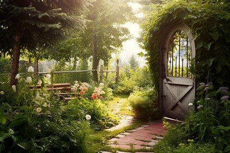 A Vibrant Bounty: A Journey through the Verdant Vegetable Gardenの素材
