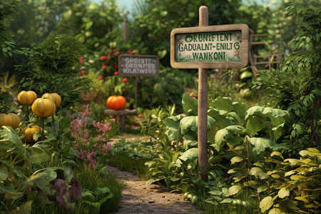 A Vibrant Bounty: A Journey through the Verdant Vegetable Gardenの素材