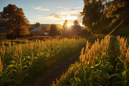 A Vibrant Bounty: A Journey through the Verdant Vegetable Gardenの素材