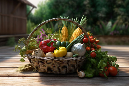 A Vibrant Bounty: A Journey through the Verdant Vegetable Gardenの素材