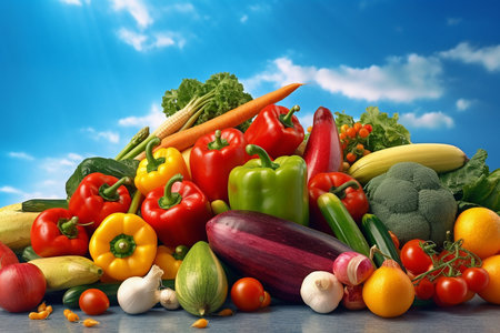 A Vibrant Bounty: A Journey through the Verdant Vegetable Gardenの素材