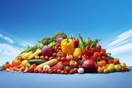 A Vibrant Bounty: A Journey through the Verdant Vegetable Gardenの素材