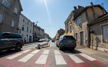 Perigueux, Dordogne, France May 31 2023: Navigating City Life: An Examination of Transport Systems...