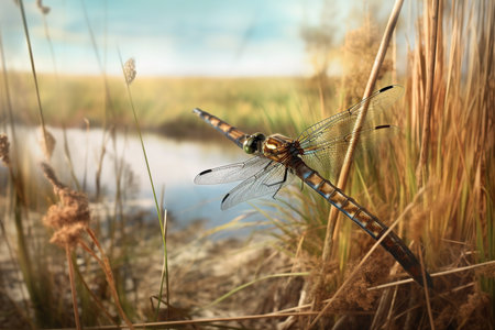 a Harmony in the Marsh: Capturing the Intricate Balance of the Wetland Ecosystemの素材