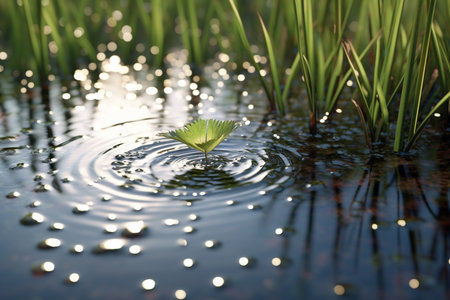 a Harmony in the Marsh: Capturing the Intricate Balance of the Wetland Ecosystemの素材