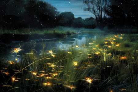 a Harmony in the Marsh: Capturing the Intricate Balance of the Wetland Ecosystemの素材