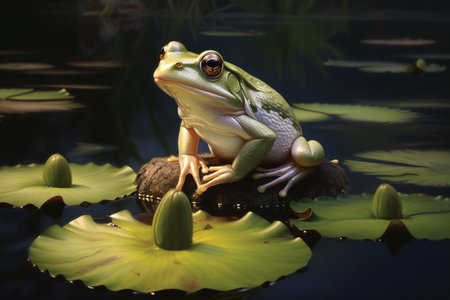 a Harmony in the Marsh: Capturing the Intricate Balance of the Wetland Ecosystemの素材