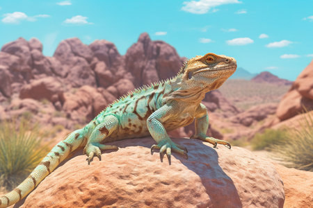 a Resilience Amidst the Sands: A Closer Look at the Desert Ecosystemの素材