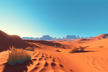 a Resilience Amidst the Sands: A Closer Look at the Desert Ecosystemの素材