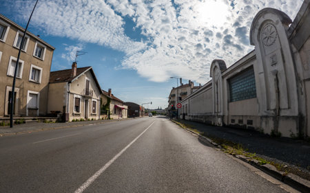 At Perigueux, Dordogne, France June 03 2023: Navigating City Life: An Examination of Transport Systems and Traffic Circulationのeditorial素材