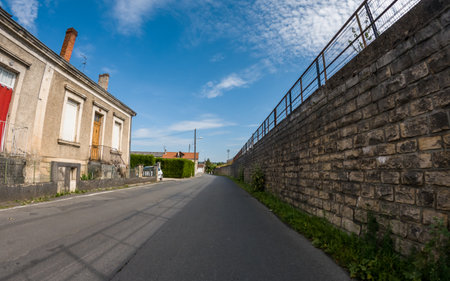 At Perigueux, Dordogne, France June 03 2023: Navigating City Life: An Examination of Transport Systems and Traffic Circulationのeditorial素材