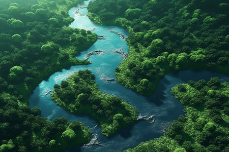 AA Journey Downstream: Capturing the Essence of Riversの素材