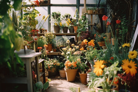 A Spectrum of Gardening: Tools, Plants, and Decor in Natural Harmonyの素材