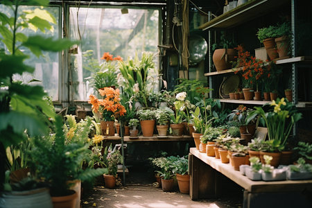A Spectrum of Gardening: Tools, Plants, and Decor in Natural Harmonyの素材