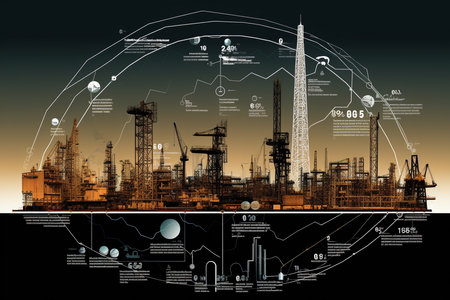 a Black Gold Chronicles: The Journey of Oil Production and Distributionの素材