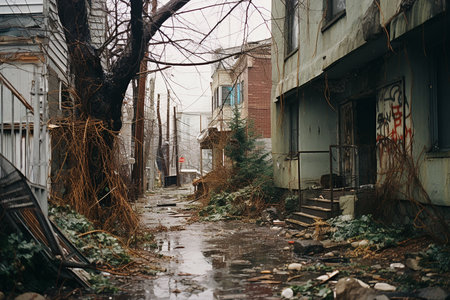 A Fading Echoes: The Melancholic Beauty of Urban Decayの素材