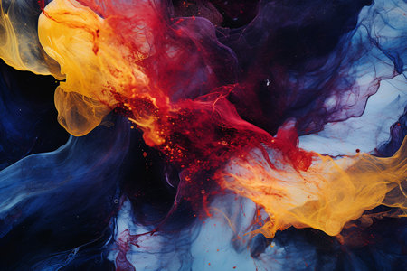 A Unleashing Imagination: The Vibrant Realm of Abstract Artの素材