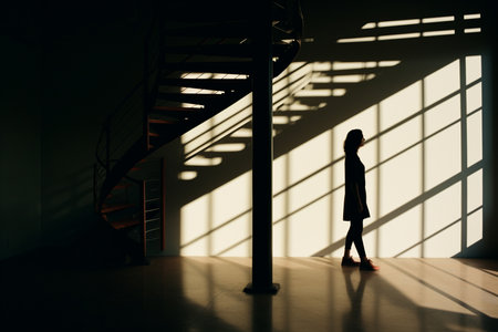 a Chiaroscuro Unveiled: The Dance of Shadows and Lightの素材