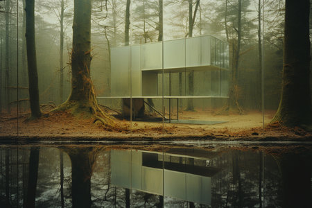 A Reality Distorted: A Surreal Journey Through Mirrors and Reflectionsの素材