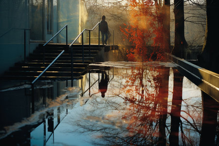 A Reality Distorted: A Surreal Journey Through Mirrors and Reflectionsの素材